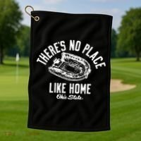 There’S No Place Like Home O.H.I.O State Golf Towel thumb 1