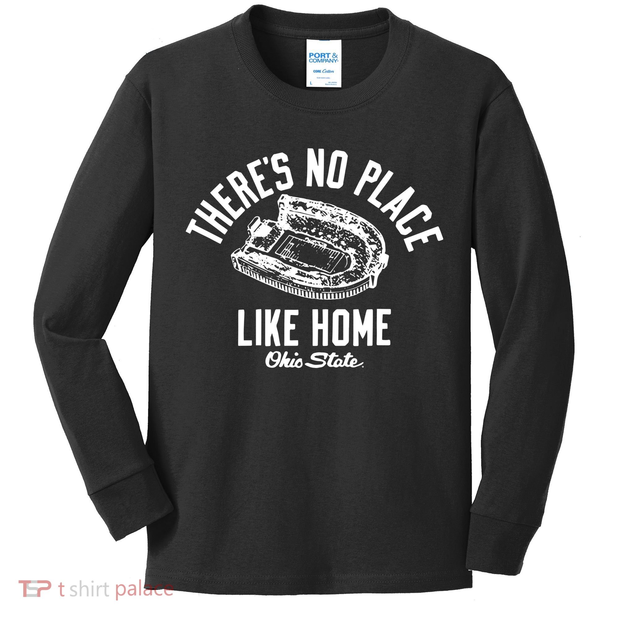 There’S No Place Like Home O.H.I.O State Kids Long Sleeve Shirt