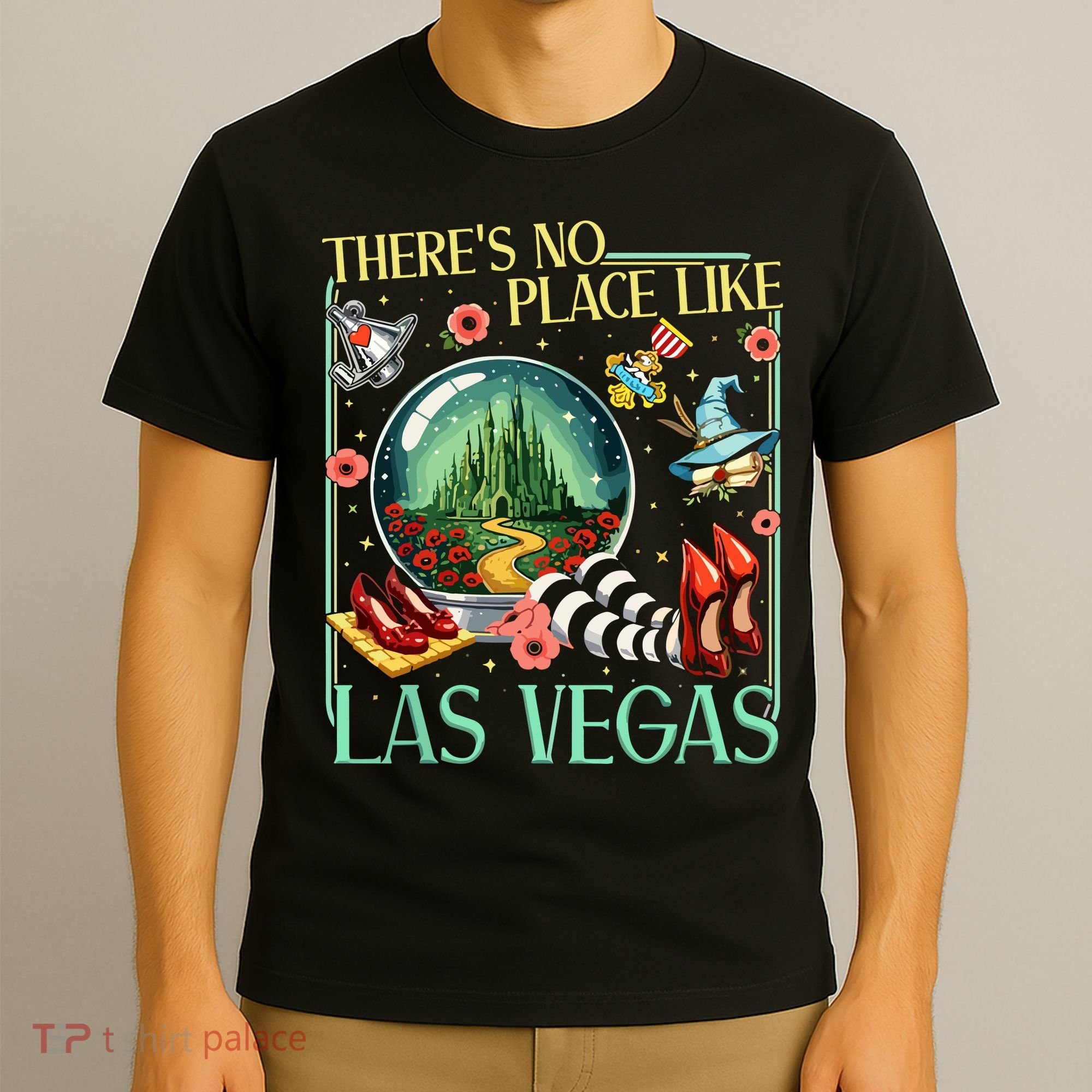There's No Place Like Las Vegas Wizard T-Shirt