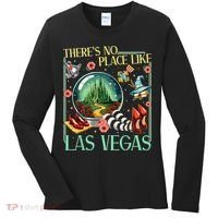 There's No Place Like Las Vegas Wizard Women's Long Sleeve Shirt thumb 0
