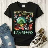 There's No Place Like Las Vegas Wizard Women's T-Shirt thumb 3