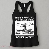 ThereS No Place ID Rather Be Than Beaver Valley Women's Tank Top thumb 3