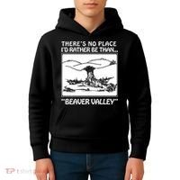 ThereS No Place ID Rather Be Than Beaver Valley Kids Hoodie thumb 4