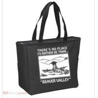 ThereS No Place ID Rather Be Than Beaver Valley Tote Bag thumb 2