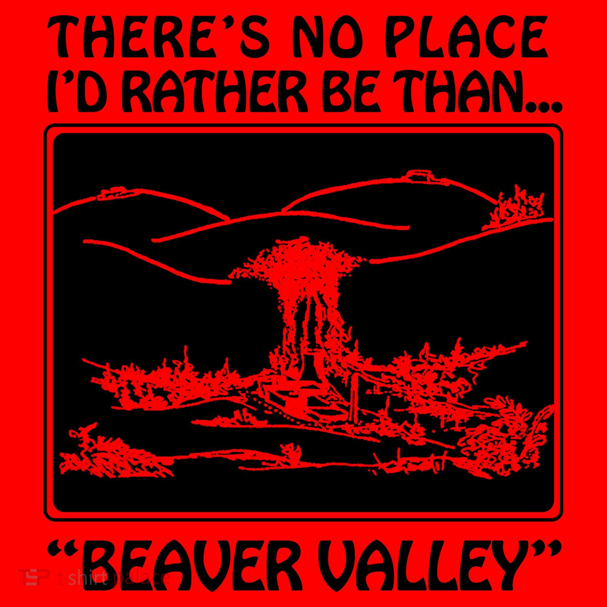ThereS No Place ID Rather Be Than Beaver Valley Santa Hat