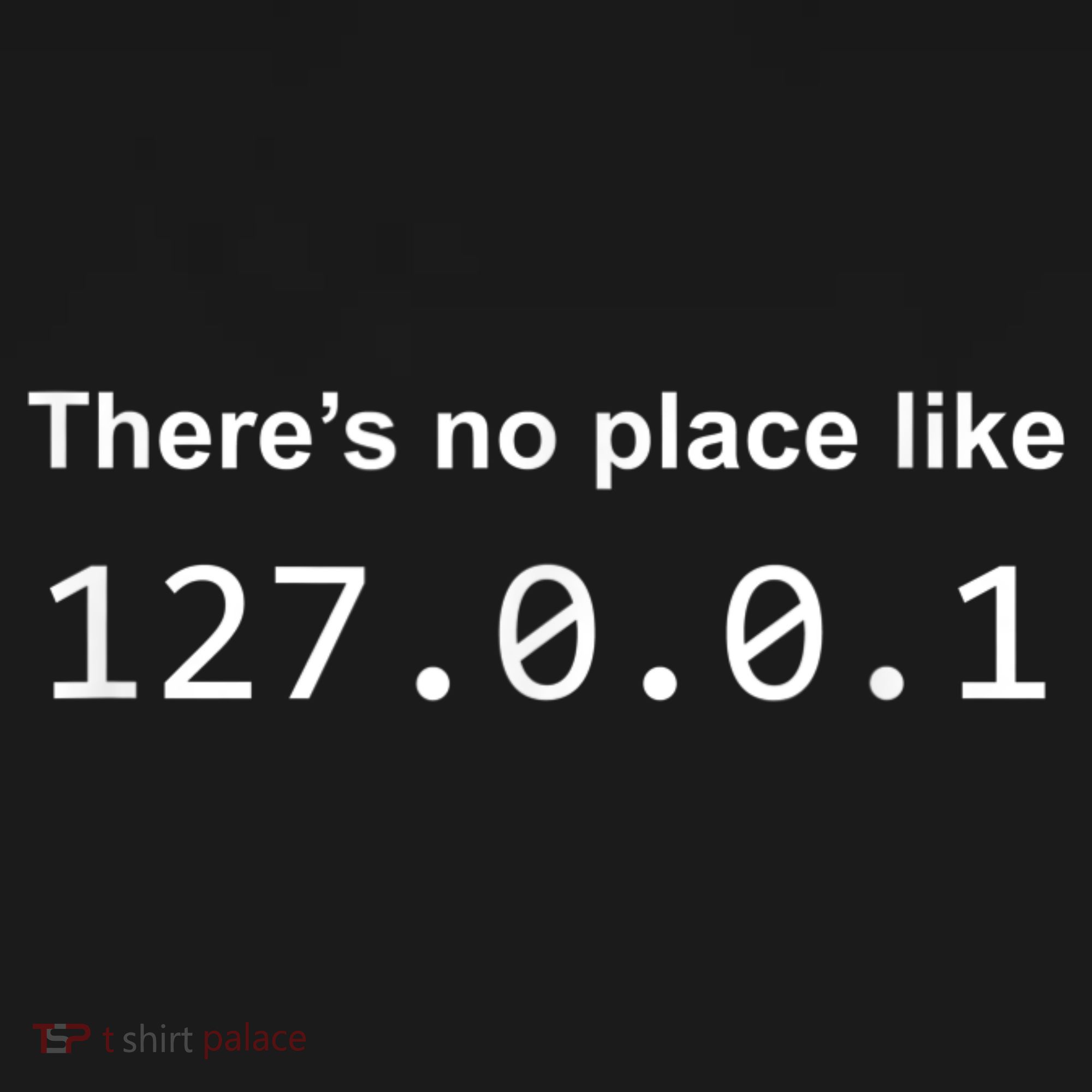 There's No Place Like 127.0.0.1 Home Localhost Funny USA-Made Doggie Bandana