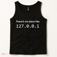 There's No Place Like 127.0.0.1 Home Localhost Funny Tank Top thumb 2