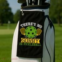 There's No Sorry In Pickleball Gift For Pickleball Team Golf Towel thumb 2