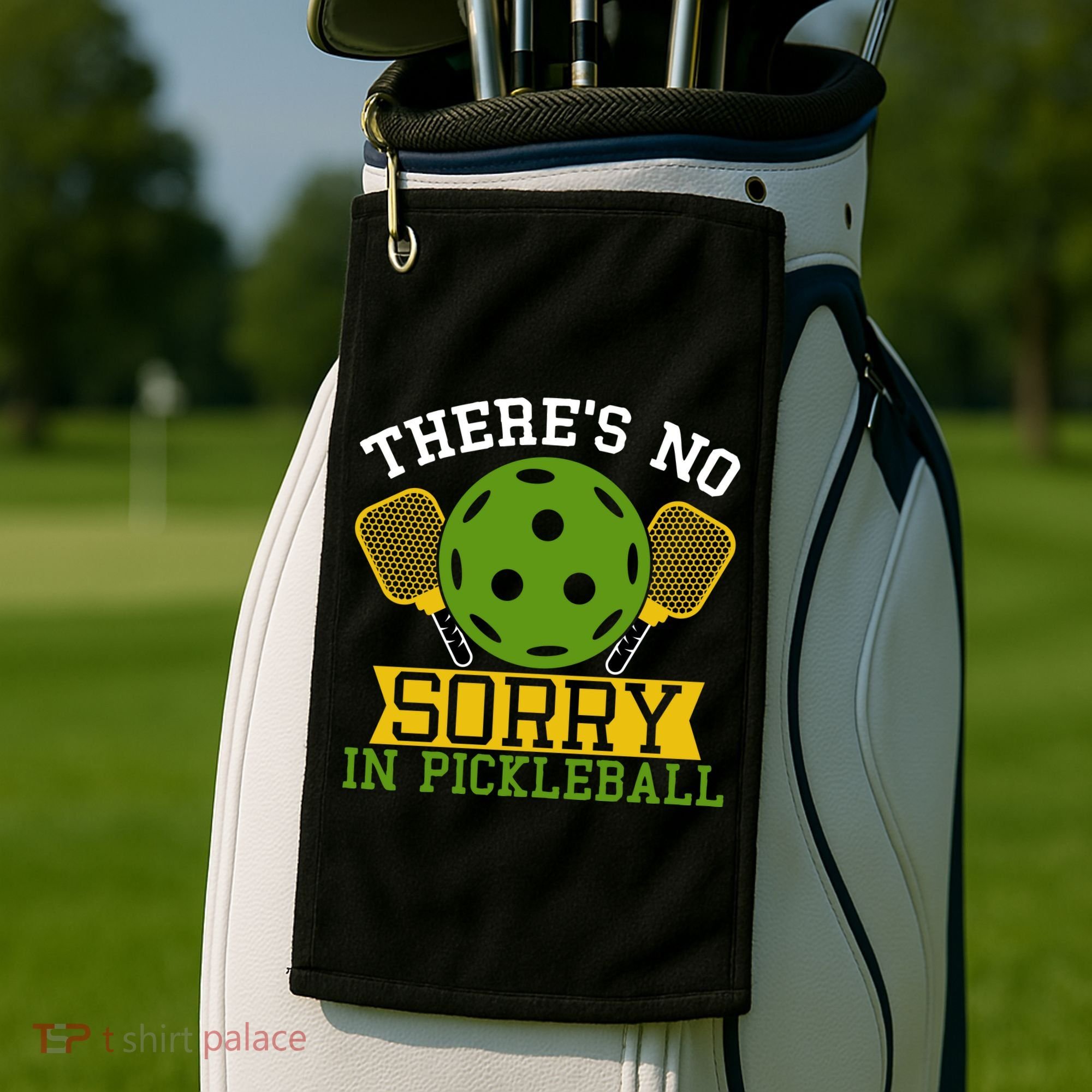 There's No Sorry In Pickleball Gift For Pickleball Team Golf Towel
