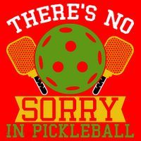 There's No Sorry In Pickleball Gift For Pickleball Team Santa Hat thumb 1