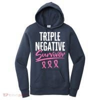 Triple Negative Survivor Breast Cancer Awareness TNBC Women's Hoodie thumb 0