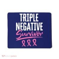Triple Negative Survivor Breast Cancer Awareness TNBC Mousepad thumb 0