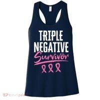 Triple Negative Survivor Breast Cancer Awareness TNBC Women's Tank Top thumb 0