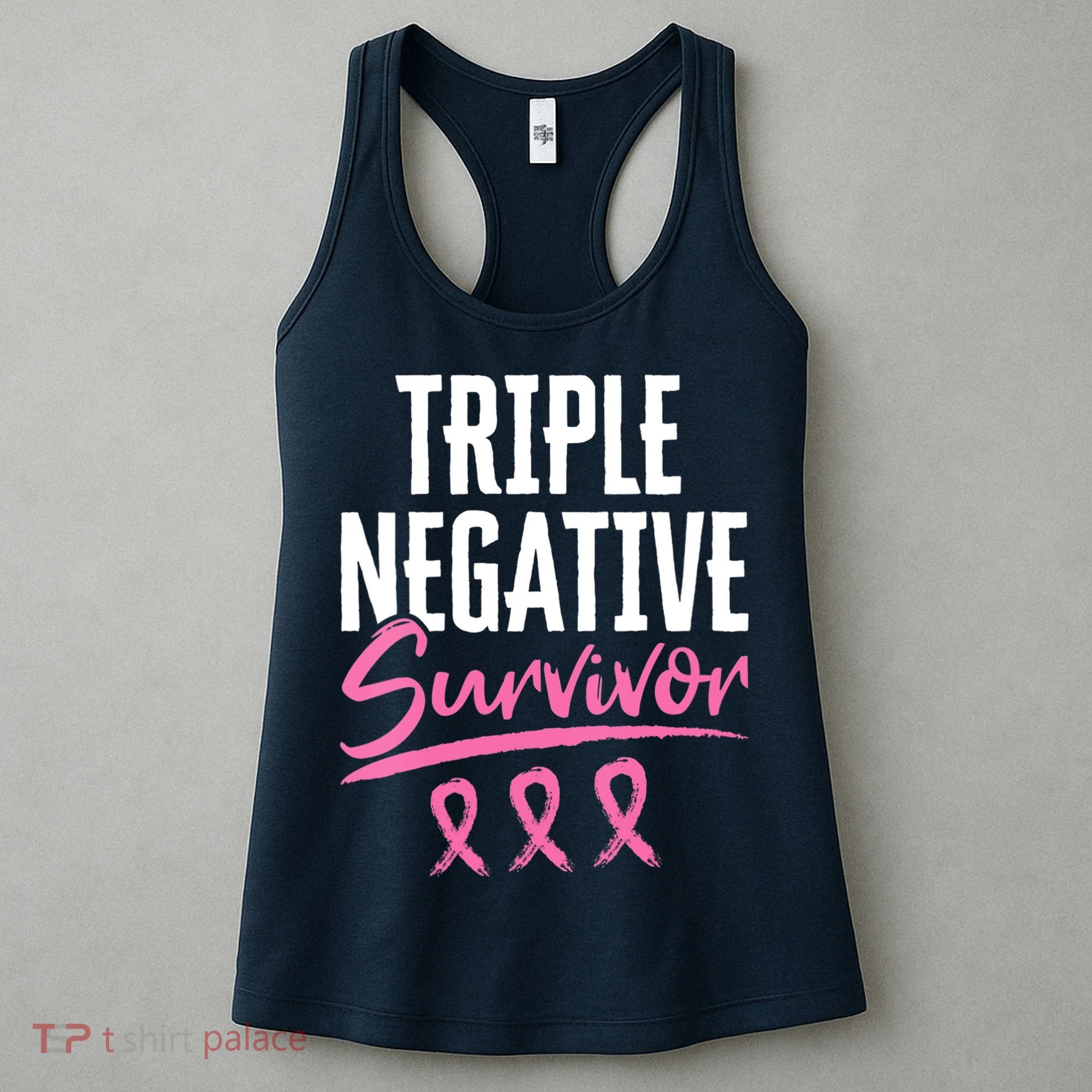 Triple Negative Survivor Breast Cancer Awareness TNBC Women's Tank Top