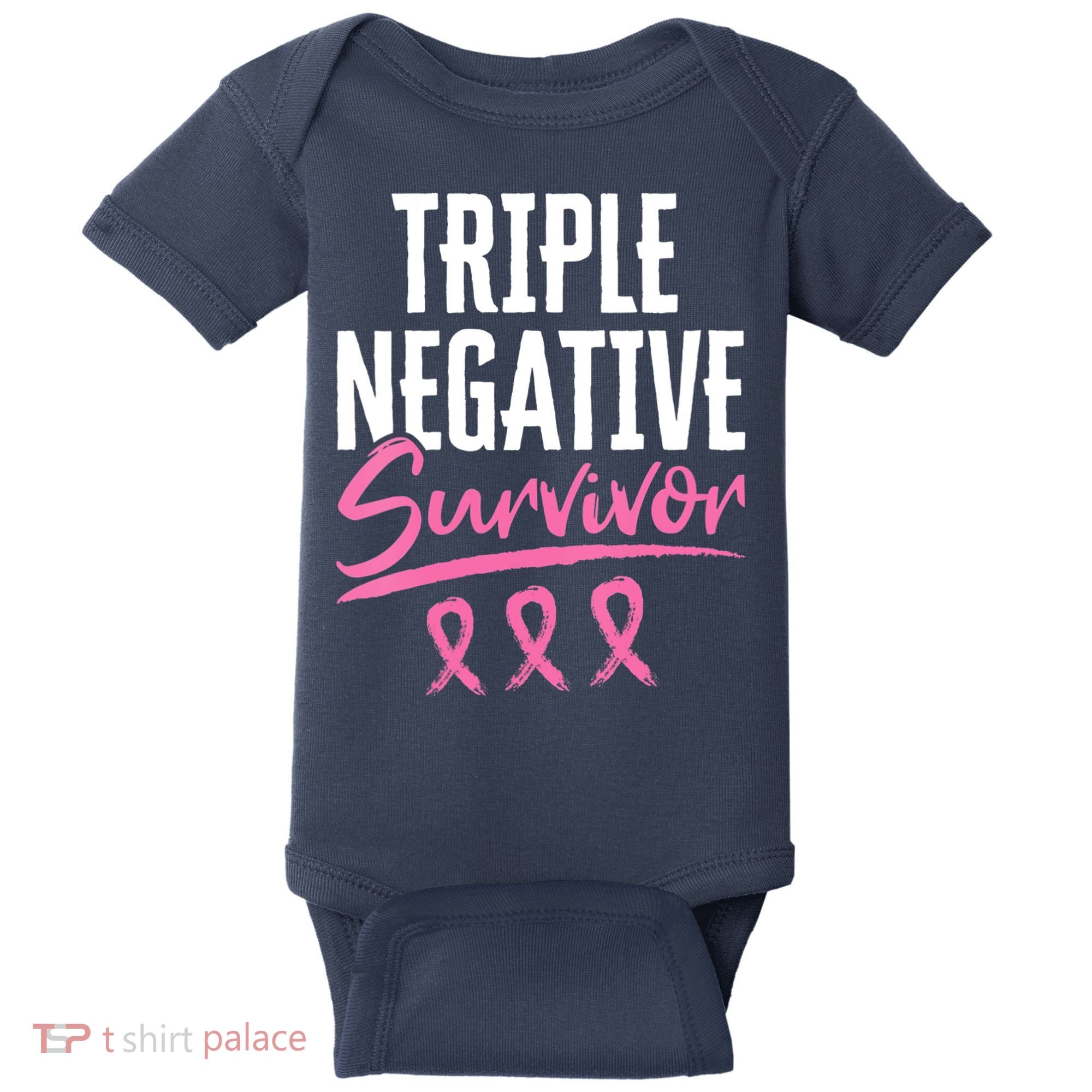 Triple Negative Survivor Breast Cancer Awareness TNBC Baby Bodysuit