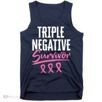 Triple Negative Survivor Breast Cancer Awareness TNBC Tank Top thumb 0