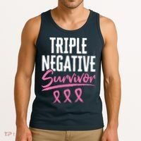Triple Negative Survivor Breast Cancer Awareness TNBC Tank Top thumb 3
