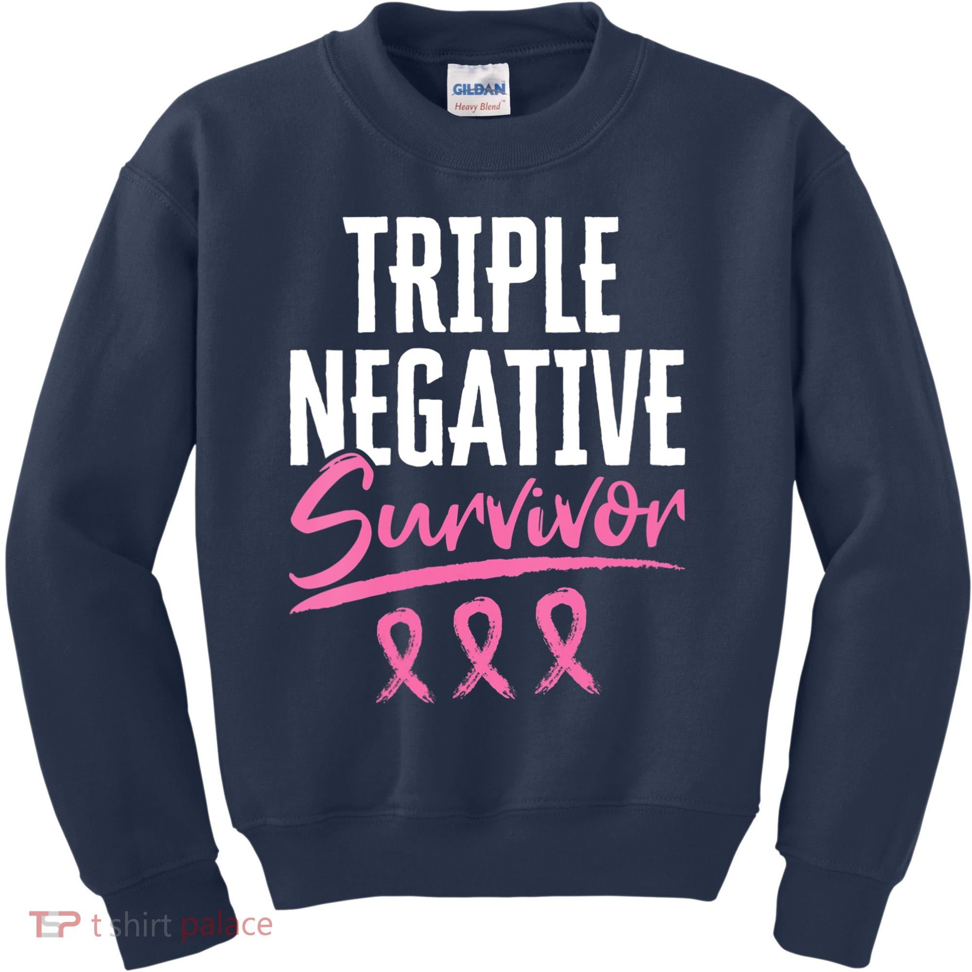 Triple Negative Survivor Breast Cancer Awareness TNBC Kids Sweatshirt