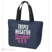 Triple Negative Survivor Breast Cancer Awareness TNBC Tote Bag thumb 3
