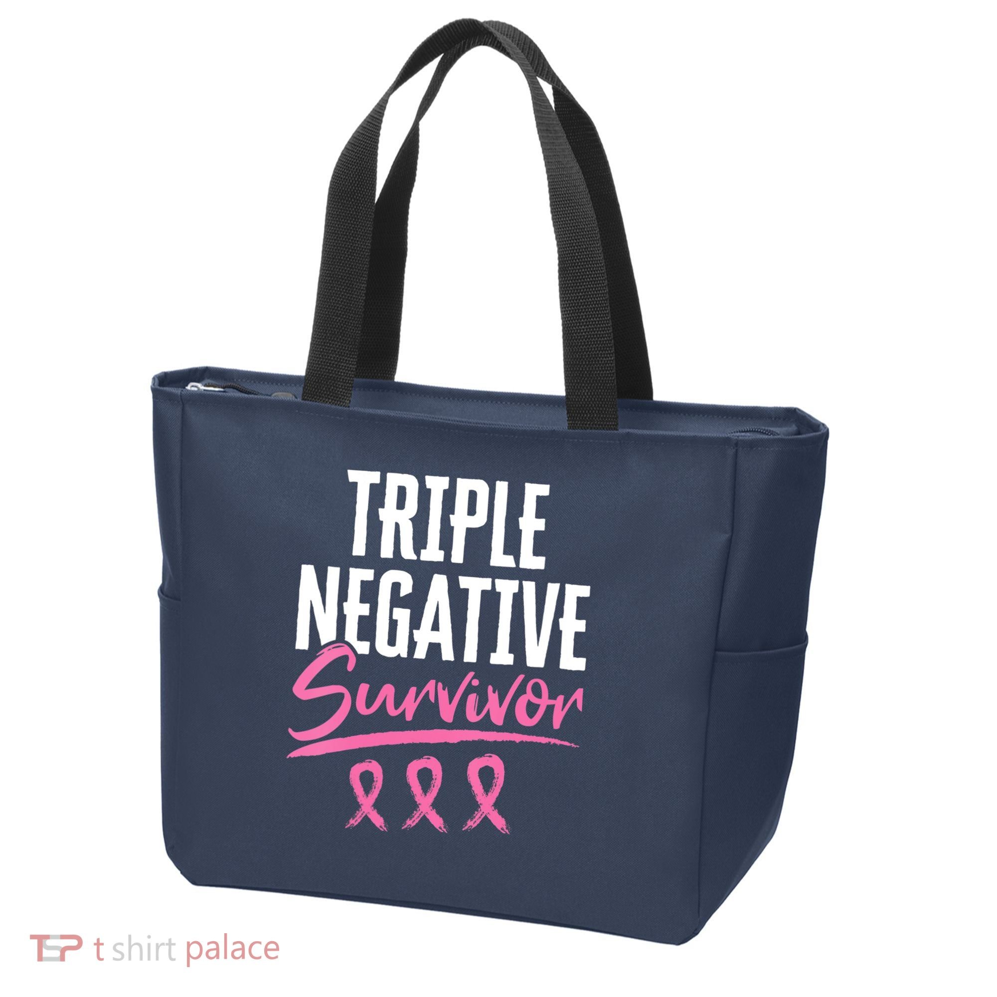 Triple Negative Survivor Breast Cancer Awareness TNBC Tote Bag