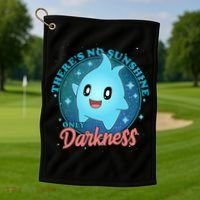 Theres No Sunshine Only Darkness Golf Towel thumb 1