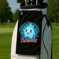 Theres No Sunshine Only Darkness Golf Towel thumb 2
