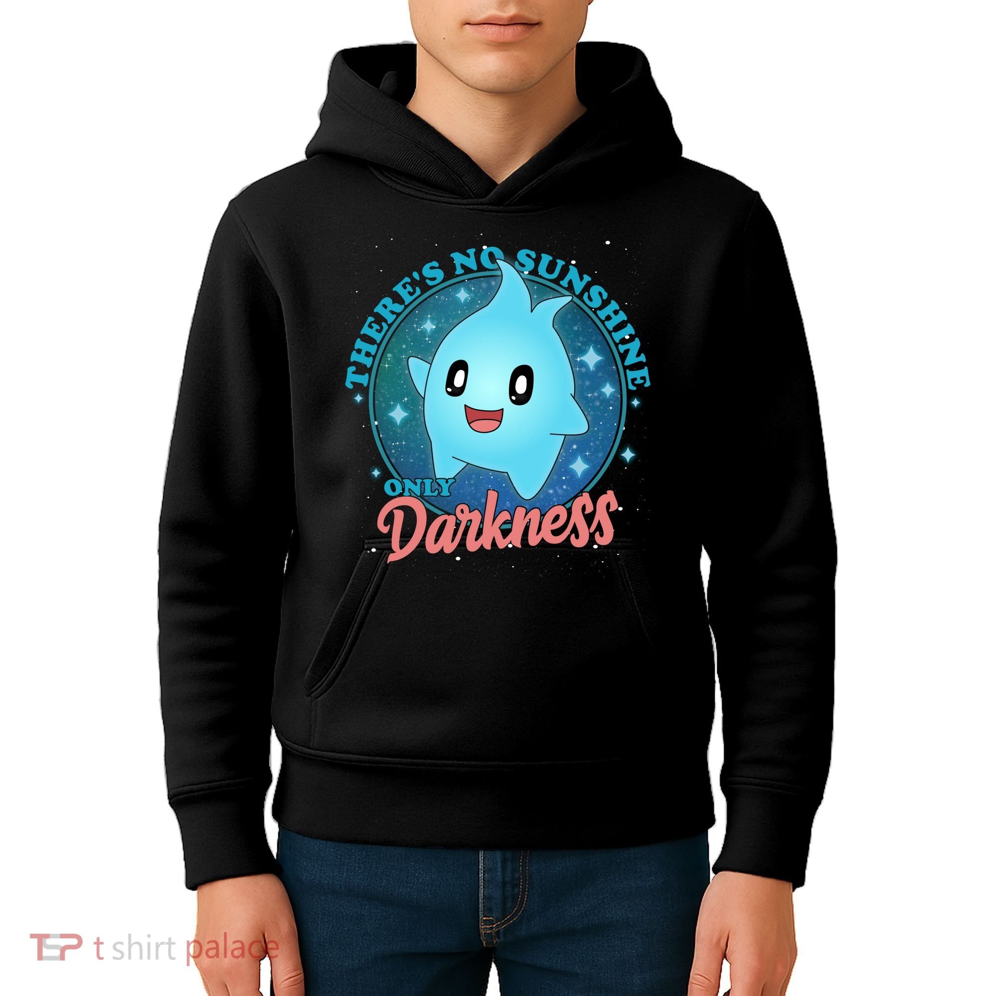 Theres No Sunshine Only Darkness Kids Hoodie
