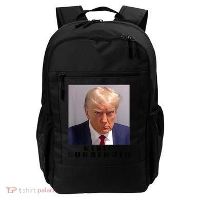 Trump never surrender Donald Trump Mugshot 2024 Backpack