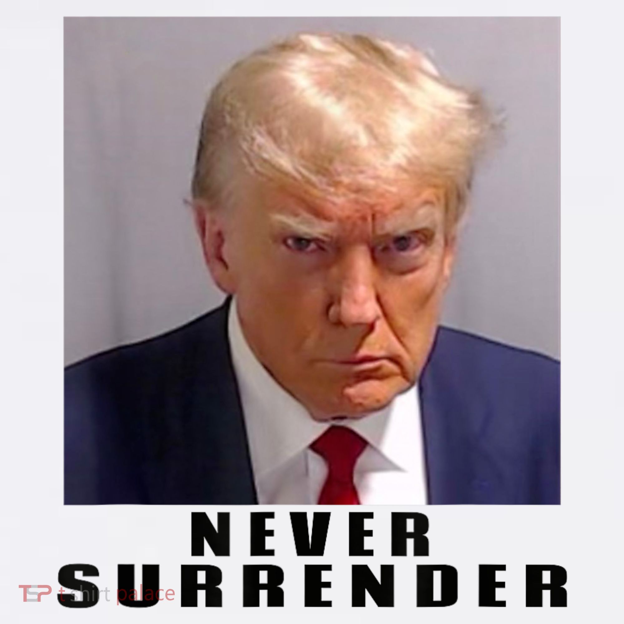 Trump never surrender Donald Trump Mugshot 2024 Women's Tank Top