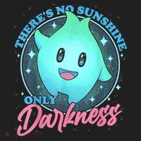 Theres No Sunshine Only Darkness Golf Towel thumb 3