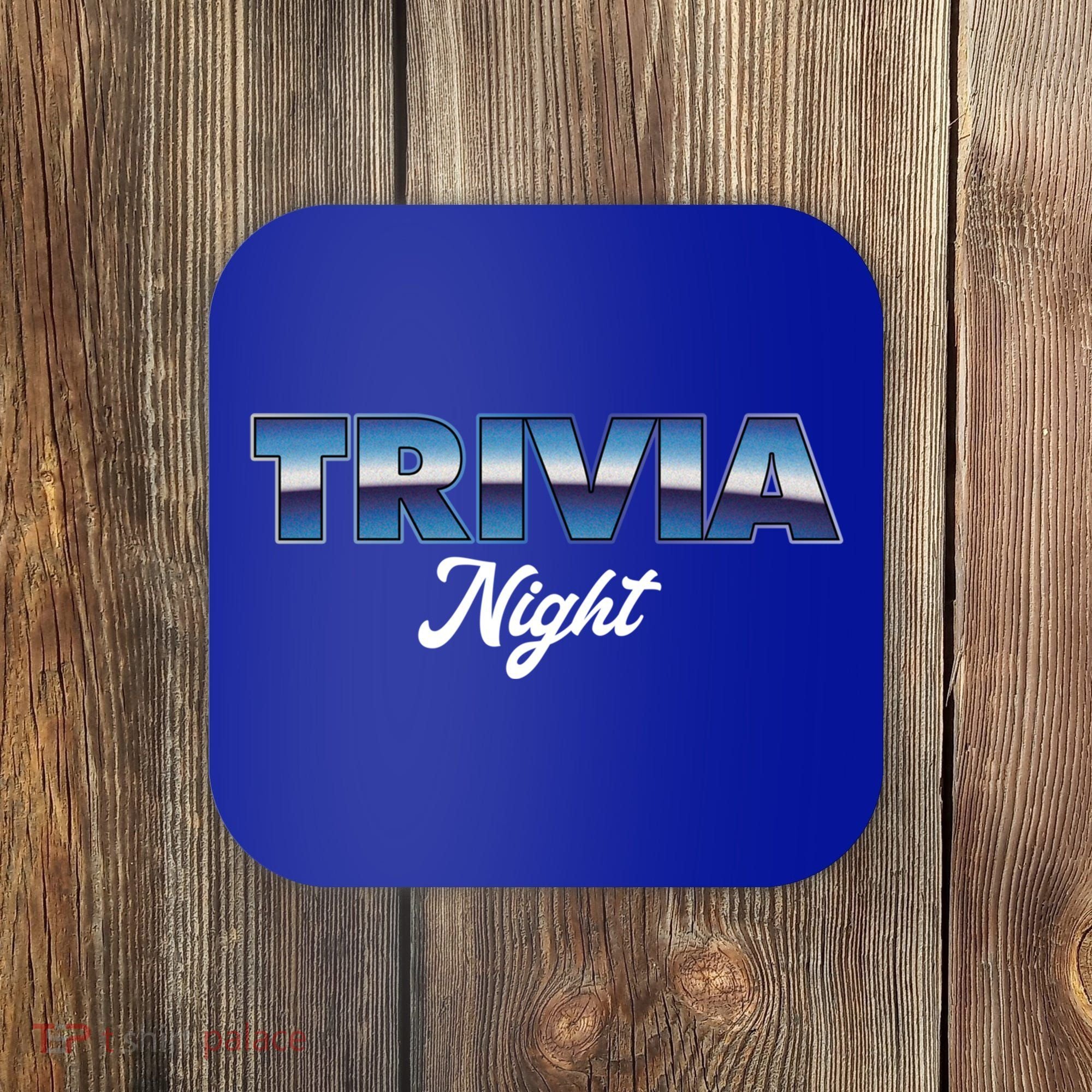 Trivia Night Show Pub Game Quiz Trivia Night Cool Gift Coaster