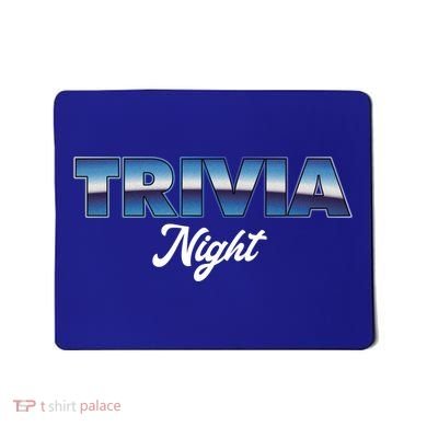 Trivia Night Show Pub Game Quiz Trivia Night Cool Gift Mousepad