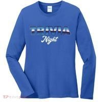 Trivia Night Show Pub Game Quiz Trivia Night Cool Gift Women's Long Sleeve Shirt thumb 0
