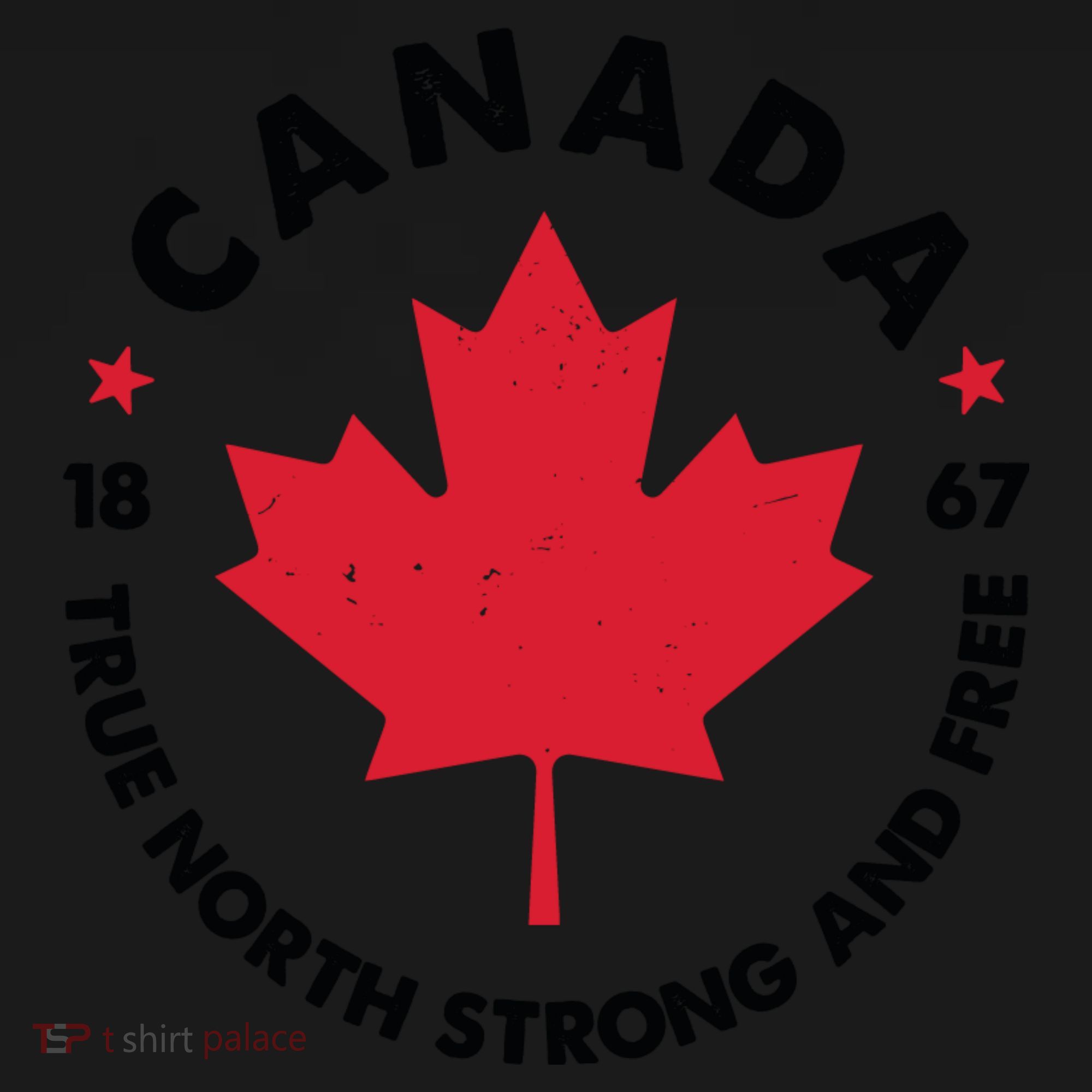 True North Strong And Free Canada Backpack