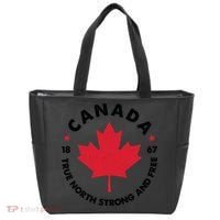 True North Strong And Free Canada Tote Bag thumb 0