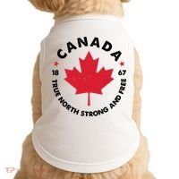 True North Strong And Free Canada Doggie Tank thumb 0