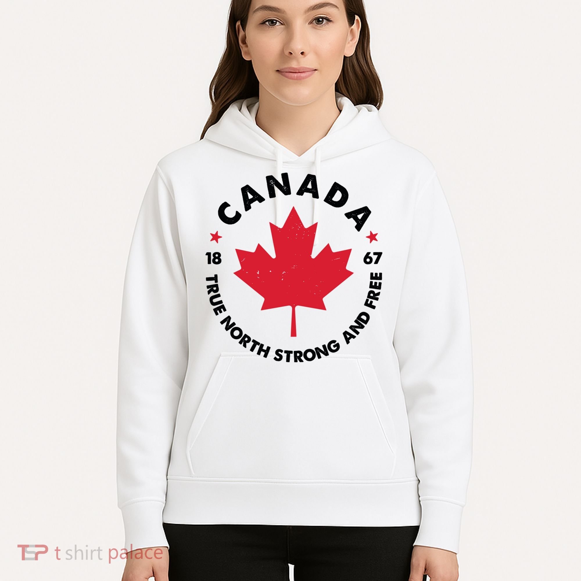 True North Strong And Free Canada Hoodie