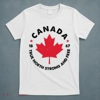 True North Strong And Free Canada T-Shirt thumb 5