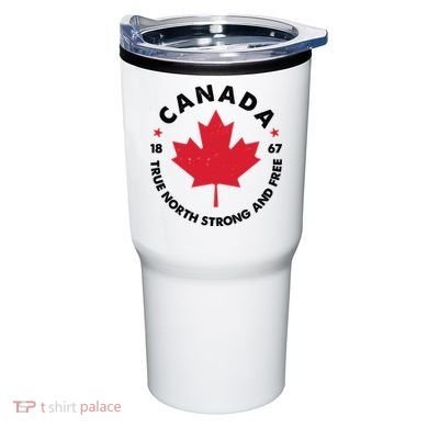 True North Strong And Free Canada Tumbler