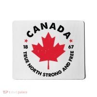 True North Strong And Free Canada Mousepad thumb 0