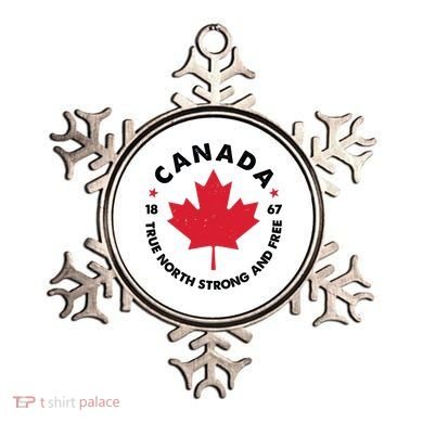 True North Strong And Free Canada Ornament