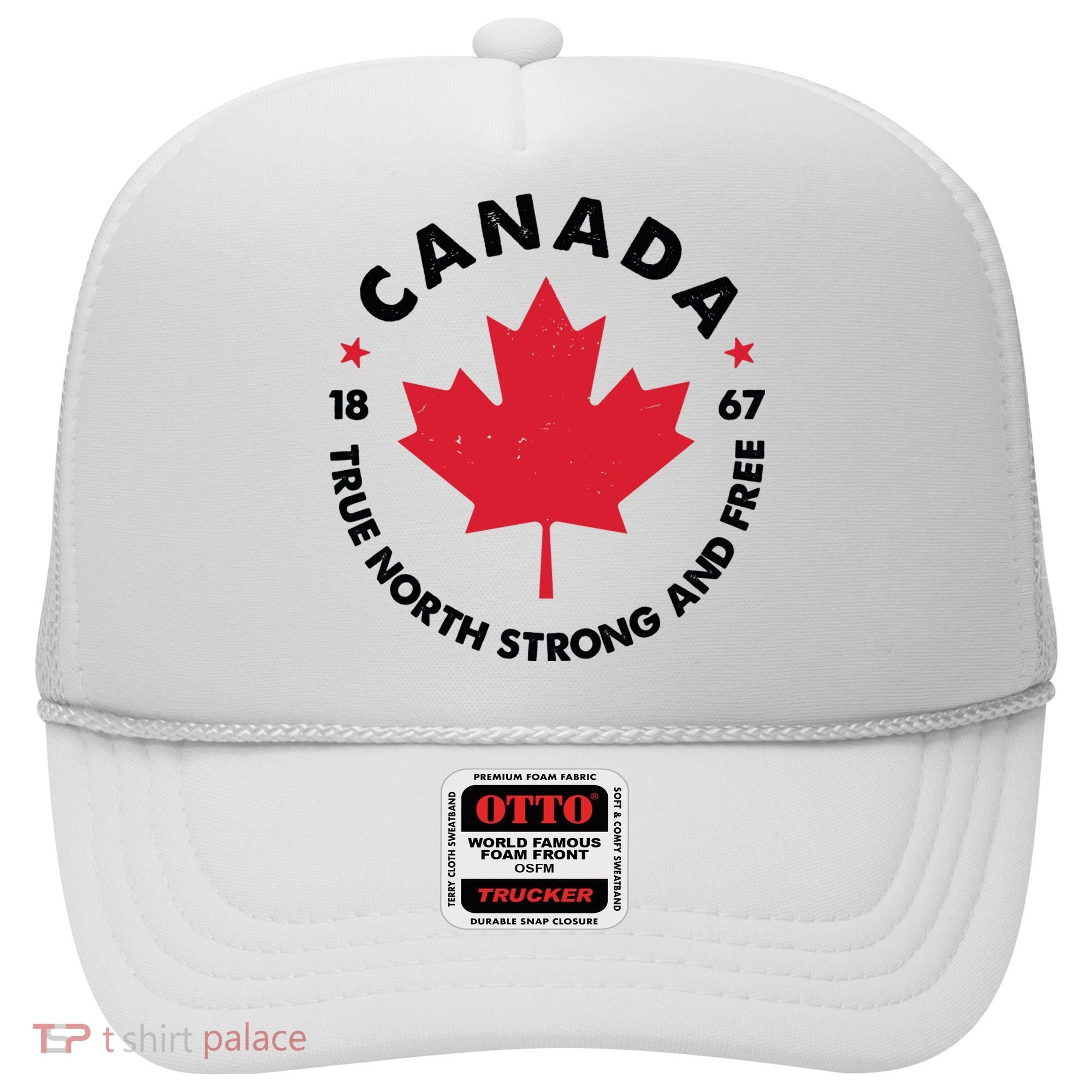 True North Strong And Free Canada Hat