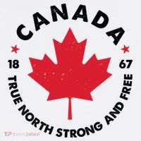 True North Strong And Free Canada Golf Towel thumb 3