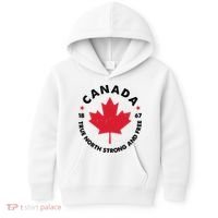 True North Strong And Free Canada Kids Hoodie thumb 0