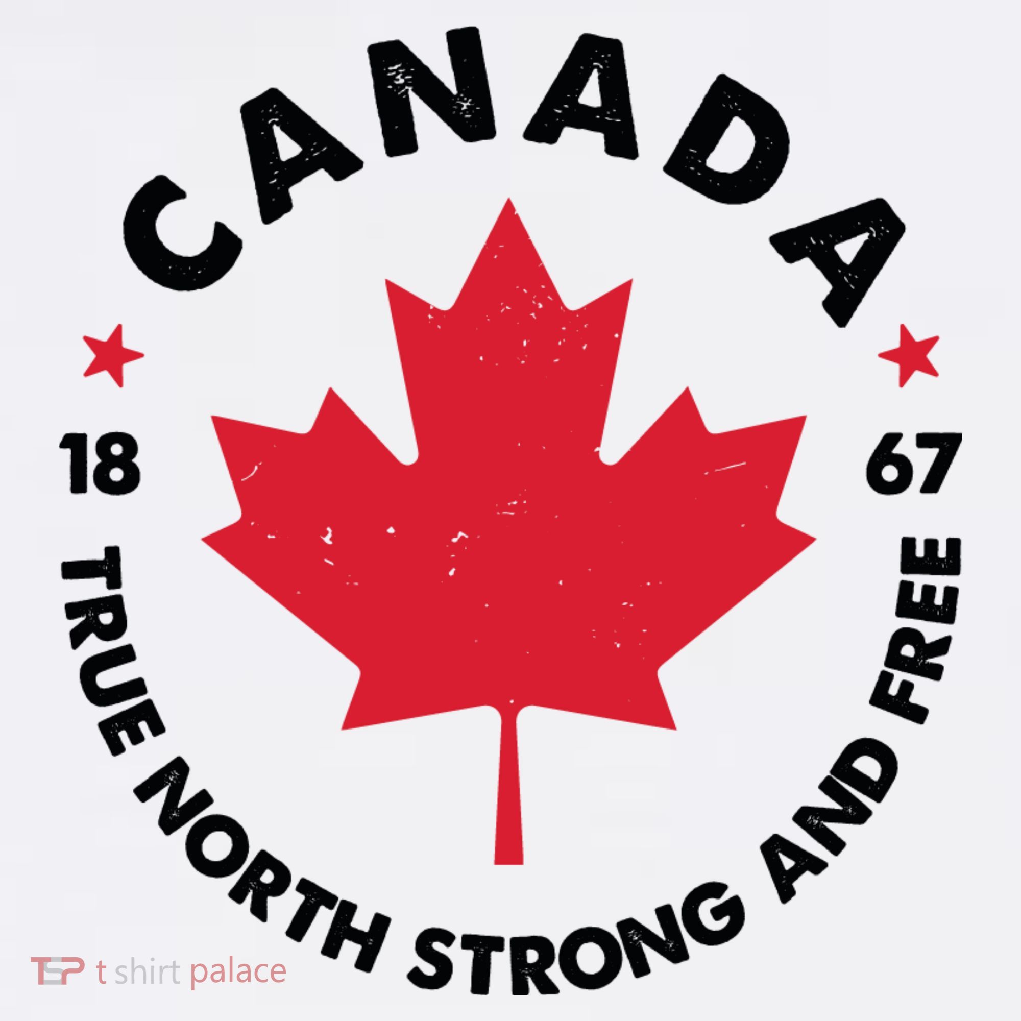 True North Strong And Free Canada Kids Hoodie