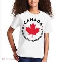 True North Strong And Free Canada Kids T-Shirt thumb 2