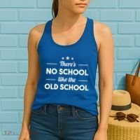 There's No School Like Old School Women's Tank Top thumb 2