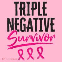 Triple Negative Survivor TNBC Breast Cancer Awareness Women's T-Shirt thumb 6