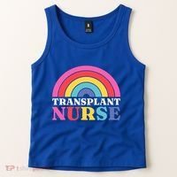 Transplant Nurse Squad Medical Organ Transplant Nurse Cool Gift Tank Top thumb 2
