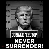 Trump Never Surrender 2024 Mugshot Mousepad thumb 1